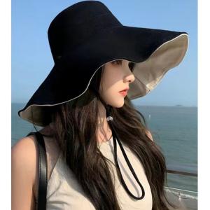 レディース 漁師帽子 両面使え UVカット お...の詳細画像3