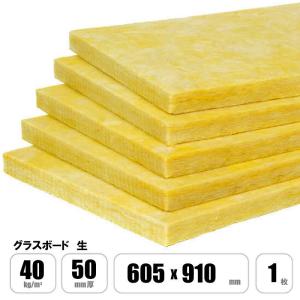 吸音材 断熱材グラスウール 32K 厚さ50mmx605mmx910mm パラマウント