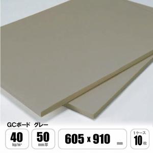 グラスウール 吸音ボード GCボード グレー ガラスクロス貼 32K 50mm厚
