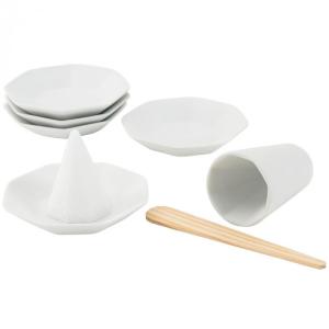 静岡木工 八角盛り塩セット 大 盛り塩用ヘラ付 : コメリドットコム