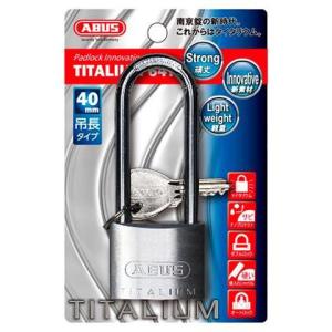 ABUS(アバス)　TITALIUM南京錠(弦長) 40mm 3本キー BP64TI40HB63KD 00721293｜profit