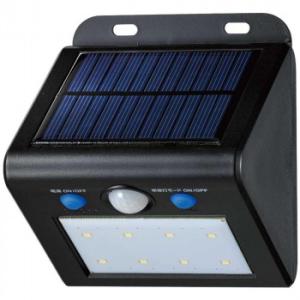ELPA(エルパ) 屋外用 LEDセンサーウォールライト ソーラー発電式 白色 ESL-K101SL(W)｜profit