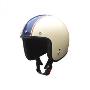 リード工業 LEAD GRENVER スモールジェットヘルメット アイボリー×ネイビー フリーサイズ