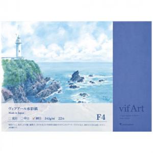 マルマン F4 ヴィフアール水彩紙ブロック 細目B34VA