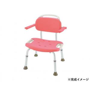 やわらかシャワーチェア 肘掛付ワイド 49351...の商品画像