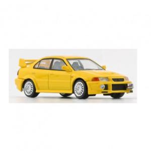 BM CREATIONS 三菱ランサーエボリューション V/VI イエロー RHD 1/64スケール...