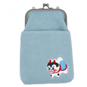 大西賢製販 Ripple×tottua がま口2WAY スマホショルダー 刺繍 犬張り子 GA29W...