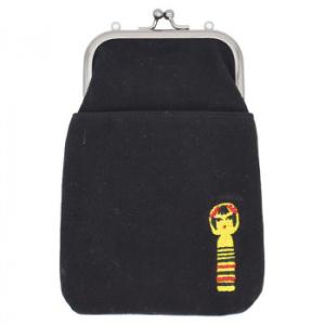 大西賢製販 Ripple×tottua がま口2WAY スマホショルダー 刺繍 こけし GA29W-...