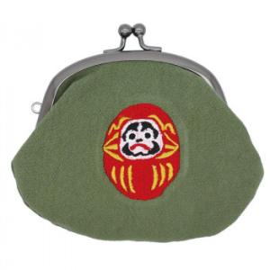 大西賢製販 Ripple×tottua 3.3寸がま口財布 刺繍 だるま GA15W-SS02 爆買