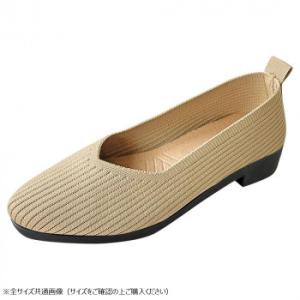 Vカットヒールニットパンプス　Lサイズ(24〜24.5cm)　01　BIRCH　GSZ2154 爆買