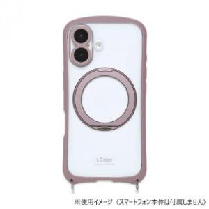 i.Color+ iPhone17専用背面型ケース Cacao/カカオ iP25-61-ICMG05