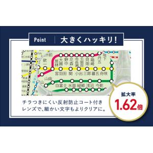ルーペ 拡大鏡 眼鏡 老眼 老眼鏡 CHARM...の詳細画像5