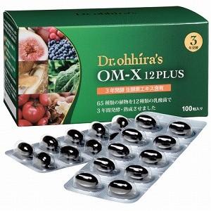 乳酸菌 生酵素 サプリメント OM-X 12PLUS（オーエム・エックス 12プラス）100粒 ビタ...