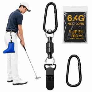 パターマット工房 パターカバーホルダー 荷重6KG 強力マグネット式［ブラック］ 置き忘れ防止 国内検査 NEWTONS スーパーストロング ゴルフ