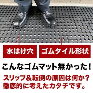 防滑・水はけゴムマット BLACK DRY ブ...の詳細画像3