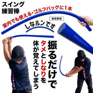 青いしなルンです しなるスイング練習棒90cm...の詳細画像2