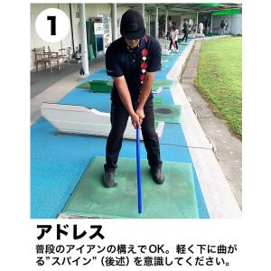 青いしなルンです しなるスイング練習棒90cm...の詳細画像4