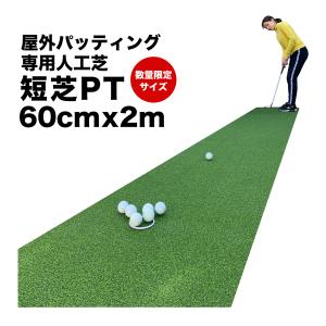 屋外 60cm×2m パット専用人工芝 短芝PT 順目やや高速＆逆目標準 トレーニングリング付き 高品質ゴルフ専用人工芝｜progolf