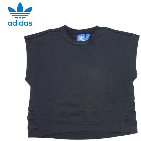 adidas アディダス オリジナルス レディース スウエット ノースリーブ キャップスリーブ カッ...