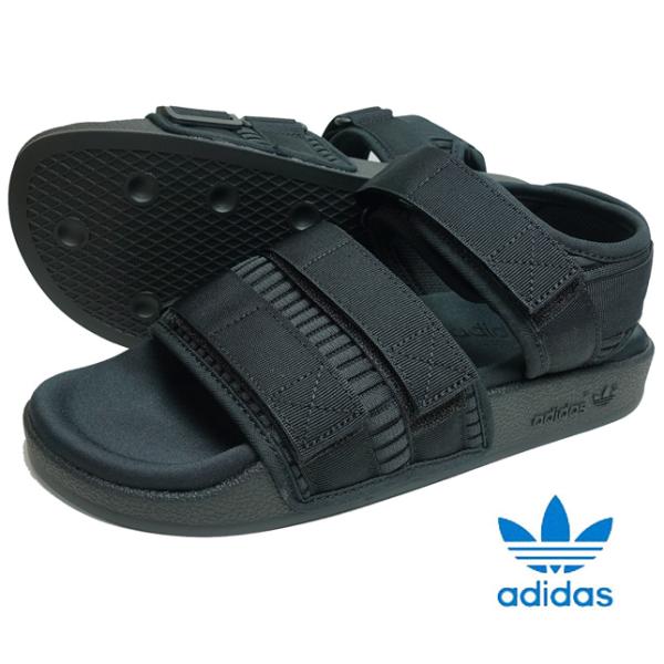 adidas アディダス オリジナルス アディレッタ 2.0 ADILETTE サンダル ブラック ...