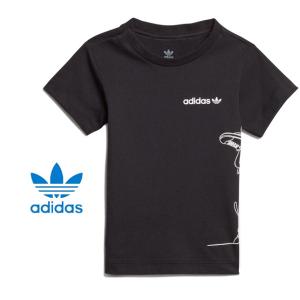 アディダス オリジナルス ディズニー スポーツ グーフィー 半袖Tシャツ トレフォイル Tシャツ ベビー キッズ adidas originals kids GOOFY TEE JEP56｜progres