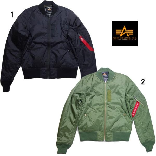 ALPHA アルファ レディース LIGHT MA-1 ライトシェル プリマロフト フライトジャケッ...