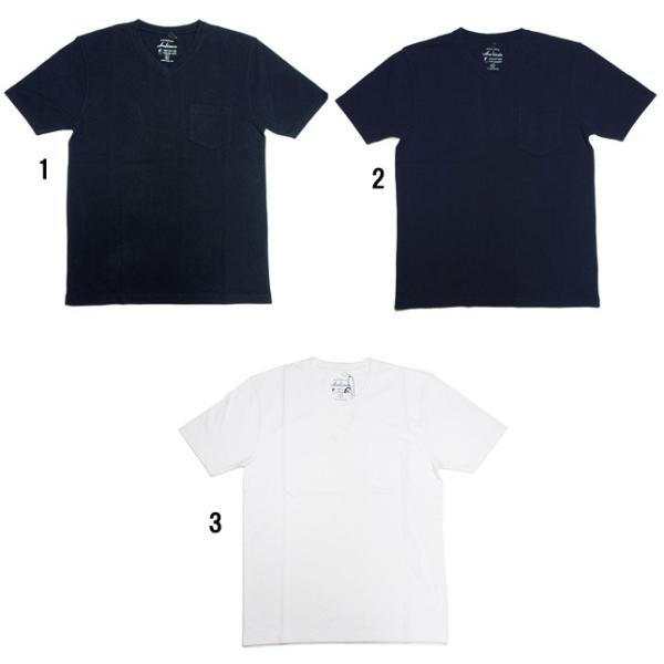 Ambiente アンビエンテ メンズ 半袖 鹿の子 Vネック Tシャツ カットソー TEE