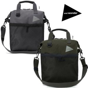 and wander アンドワンダー PE/CO 2way bag ツーウェイバッグ 5744975220 トートバッグ ショルダーバッグ｜progres