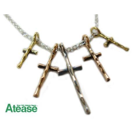 Ateaseアティース 流木クロスネック AN-48