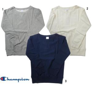 チャンピオン WOMEN リバースウィーブ クルーネック スウェット シャツ トレーナー 無地 CW...