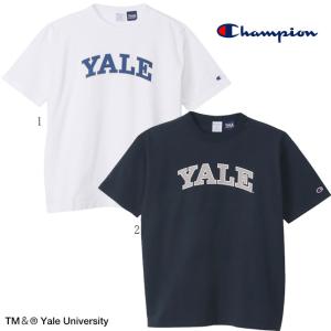 チャンピオン T1011 US Tシャツ MADE IN USA Champion YALE 立体ロゴ プリントTシャツ メンズ C5-Z302｜progres
