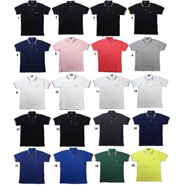 FRED PERRY フレッドペリー ポロシャツ F1102　ラインポロ メンズ