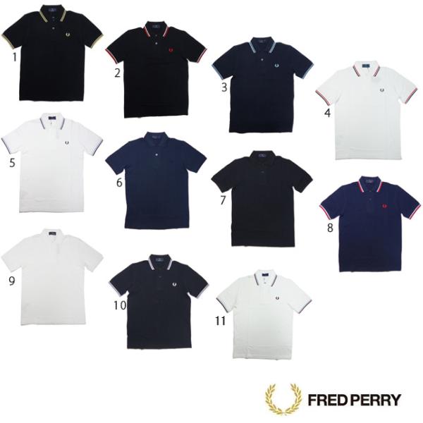 フレッドペリー シャツ M12N 2本 ライン ポロシャツ メンズ FRED PERRY