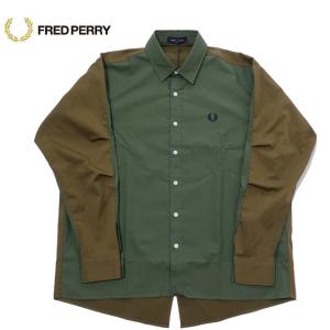 フレッドペリー メンズ フィッシュテール シャツ F4595 FRED PERRY FISHTAIL SHIRT｜progres