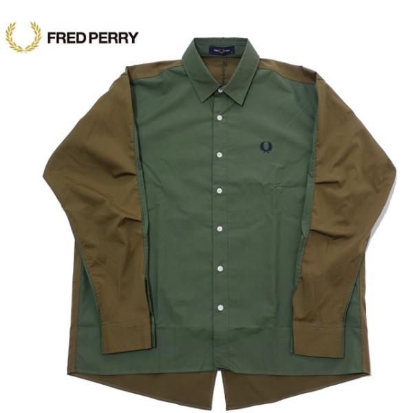 フレッドペリー メンズ フィッシュテール シャツ F4595 FRED PERRY FISHTAIL...