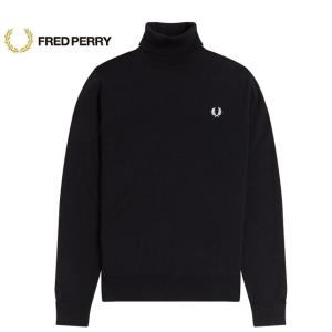 フレッドペリー ロールネックニット K9552 Roll Neck Jumper FRED PERRY タートルネックセーター ニットメンズ｜progres