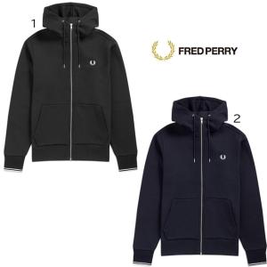 フレッドペリー ジップスルースウェットパーカー J7536 ジップパーカー FRED PERRY Hooded Zip Through Sweatshirt｜progres