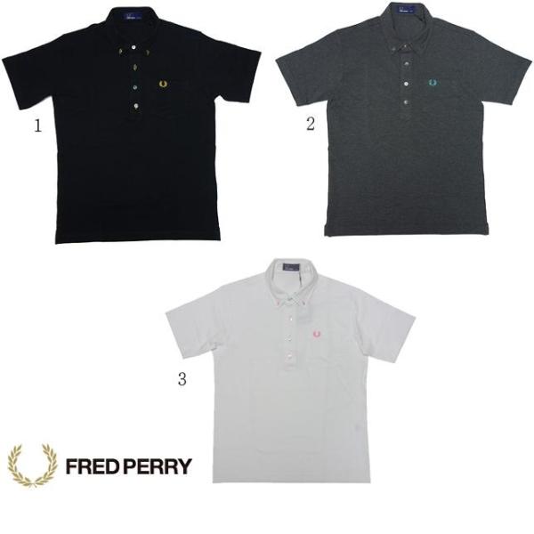FRED PERRY フレッドペリー ポロシャツ 半袖 メンズ ボタンダウンポロシャツ F1542 ...