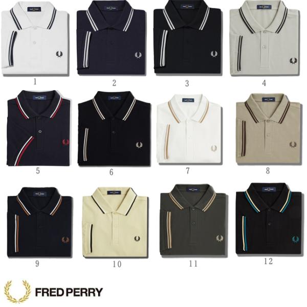 フレッドペリー ポロシャツ M3600 ラインポロ The Fred Perry Shirt メンズ...