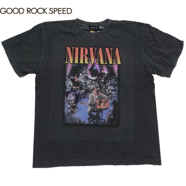GOOD ROCK SPEED グッドロックスピード プリントTシャツ 半袖 ニルヴァーナ NIRV...