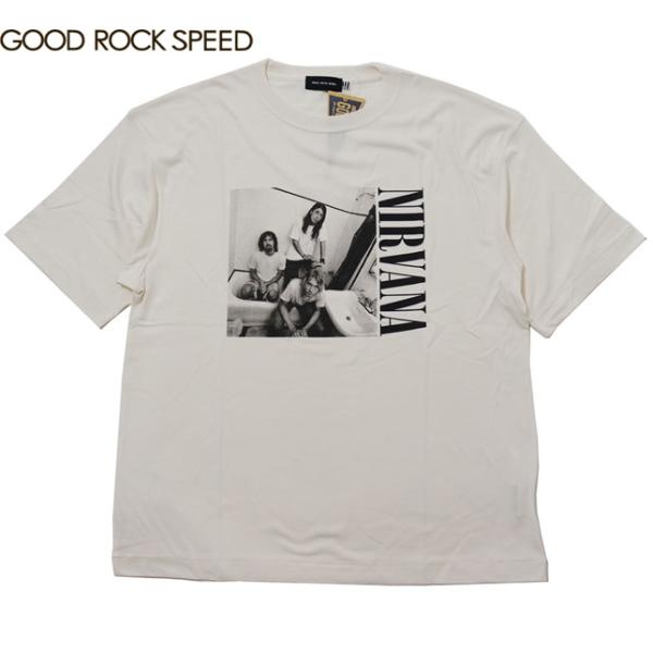 GOOD ROCK SPEED グッドロックスピード プリントTシャツ 半袖 ニルヴァーナ NIRV...