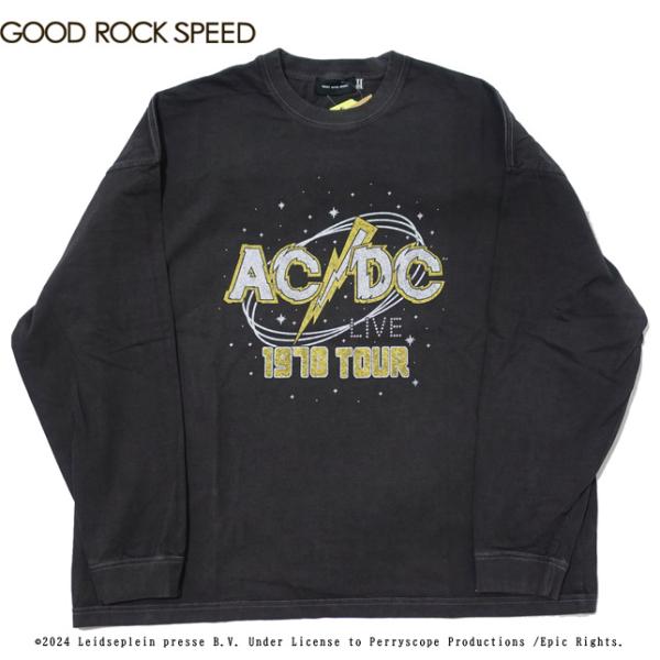 GOOD ROCK SPEED グッドロックスピード ロゴプリントTシャツ ロンT 長袖 ACDC ...