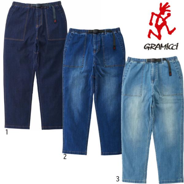 グラミチ ストレッチデニムルーズテーパードリッジパンツ gramicci G3FU-P052