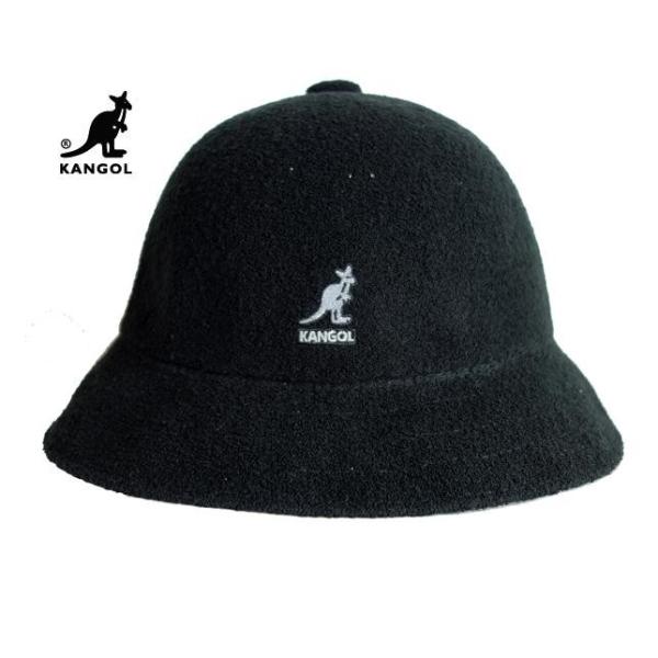KANGOL カンゴール パイルハット ブラック Ｌ BERMUDA CASUAL