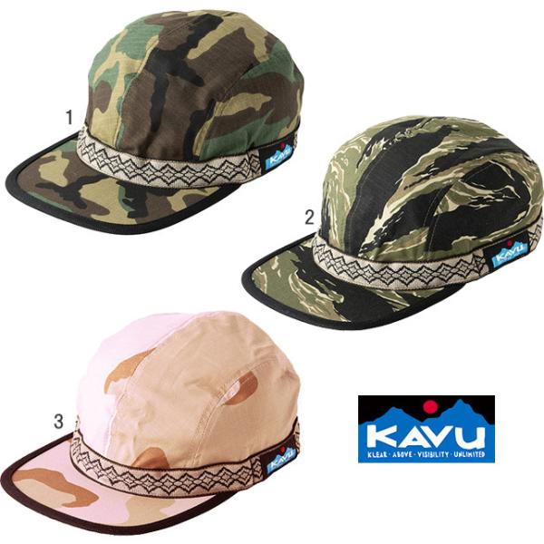 KAVU カブー リップストップ ストラップキャップ カモフラージュ 迷彩柄 CAP 帽子