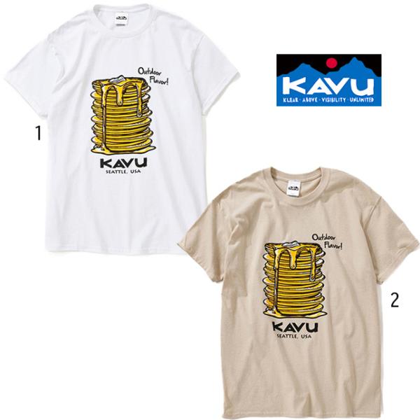 KAVU カブー メンズ パンケーキTシャツ プリントTシャツ
