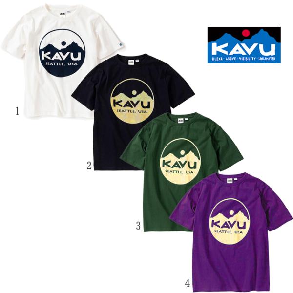 KAVU カブー メンズ サークルロゴTシャツ プリントTシャツ