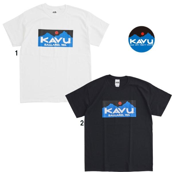 KAVU カブー メンズ バラードTee Tシャツ プリントTシャツ ボックスロゴ