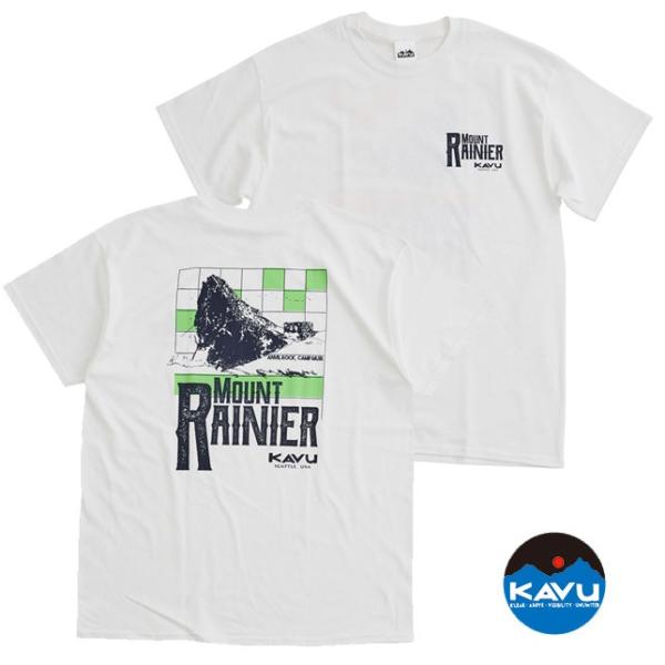 KAVU カブー メンズ レイニア02Tee Tシャツ プリントTシャツ バックプリント