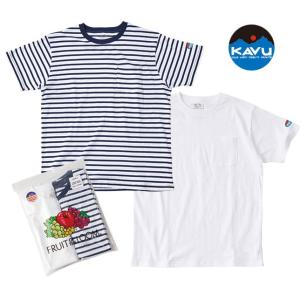 KAVU カブー メンズ Pack Tee パックTee Tシャツ FRUIT OF THE ROOM 2枚セット｜progres